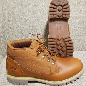 Timberland 6 inch leather and canvas